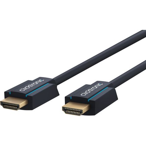 CLICKTRONIC Cavo HDMI ad alta velocita' con Ethernet (HDMI A/A) 5 mt (1/5)