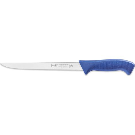 Sanelli Linea Skin, Coltello Filettare Pesce flex professionale cm.22, Acciaio inossidabile, Blu, Lunghezza lama 22 cm. (1/5)