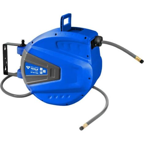 BRILLIANT TOOLS  Enrollador automático  de manguera  de aire  comprimido Ø  10 mm  x 15  m -  BT161100