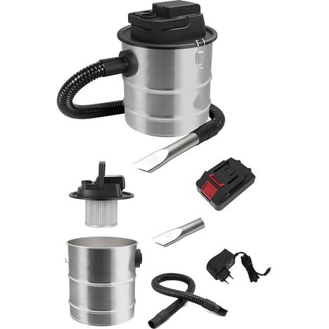 Aspirateur à cendres 110 W - sans fil - 12 L (1/3)