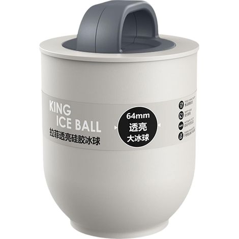 à glaçons - Grand bac rond En silicone Réutilisable (1/5)