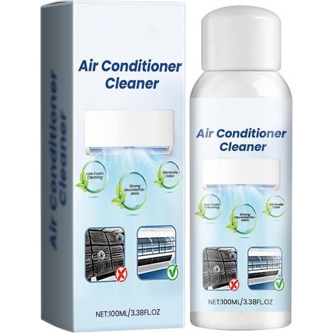 Air Conditioner Cleaner,Nettoyant Pour Climatisation,Spray de Nettoyage pour Climatisation,Multifonctionnel Vaporisateur de Climatiseur,Mousse Nettoyante Pour Climatiseur (1/5)
