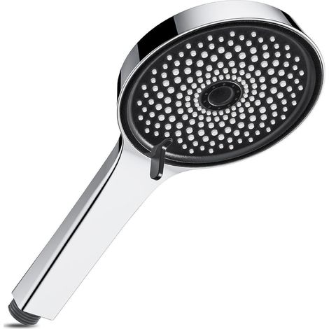 Duschkopf Hochdruck Wassersparend Handbrause Regendusche Silber 2 (1/5)