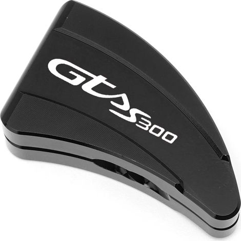(Support latéral noir) Accessoire moto neuf : béquille latérale, extension de support, compatible avec Vespa GTS300 Super Sport et GTS 300 Maxpower. (1/4)