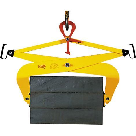 Pinza di sollevamento per carico parallelo - Capacità 500 kg - Apertura da 0 a 100 mm - PB05-0-100