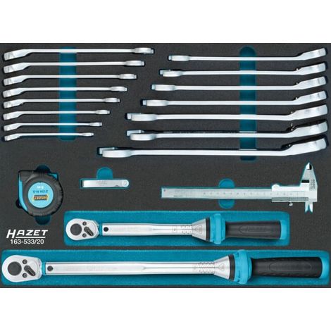 Jeu universel Hazet 163-533/20, nombre d'outils : 20