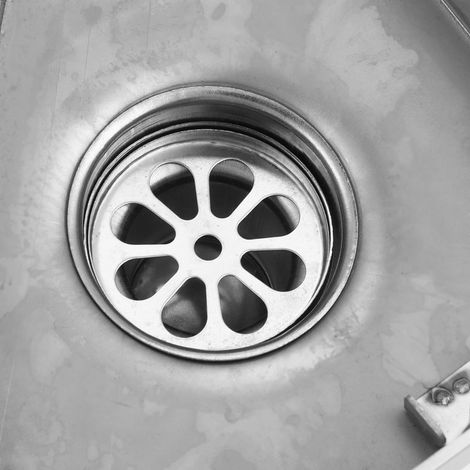 Bodenablaufgarnitur aus Edelstahl 304, dreieckiger Eckablauf für Dusche/Badezimmer (1/5)