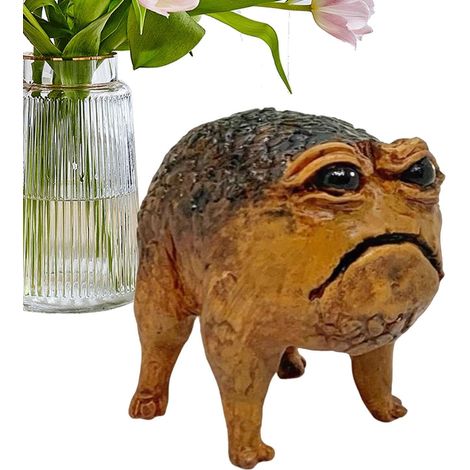 Froschstatue Outdoor Garten Hof Regen Figur Harz