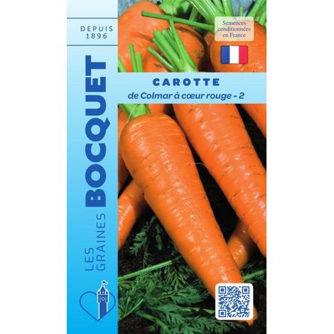 Carotte de Colmar à cœur rouge-2 - 7g