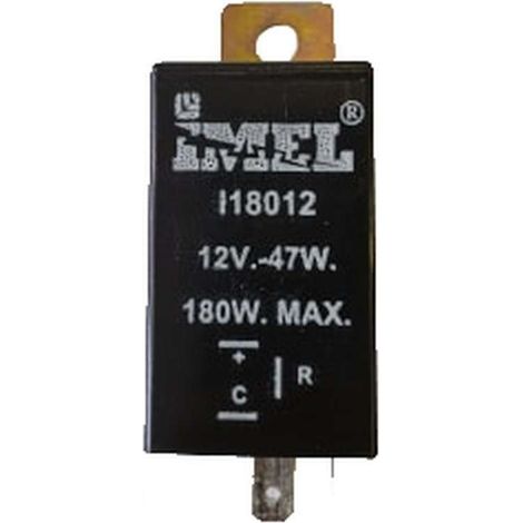 Lem Select – Centrale clignotante 12 V 47/180 W – Avec voyant et fixation – Fréquence 90 flash/mn – 3 plots pour installation facile (1/3)