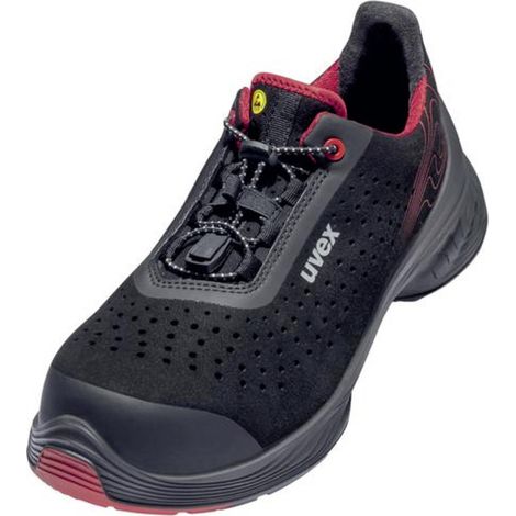 uvex Sicherheitshalbschuhe S1P SRC uvex 1 G2 aus Mikrovelours, uvex xenova Kunststoffkappe, Weite 11, Größe 43 (1/5)