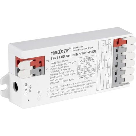 Barcelona-led Mi Boxer E3-WR Contrôleur LED RGBW Sans Fil (1/5)