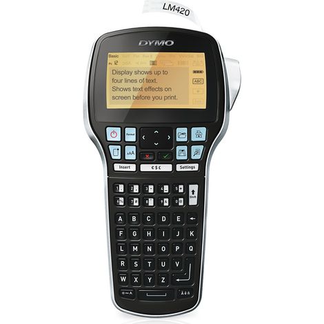 DYMO LabelManager 420P Set Etiqueteuse adapté pour rubans: D1 6 mm, 9 mm, 12 mm, 19 mm (1/5)