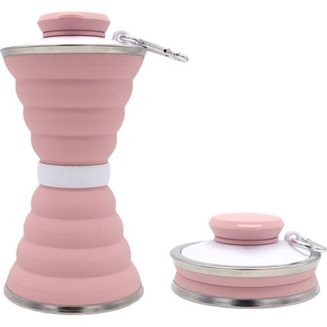 Gobelet Pliable - En Silicone Alimentaire - Résistant Aux Températures Extrêmes - Sans BPA - Avec Anneau De Suspension - 500 ml (1/5)