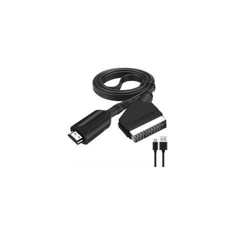 Convertisseur péritel vers Hdmi adaptateur Audio vidéo pour Hdtv/dvd/décodeur/ps3/pal/ntsc Starlight - RWConvertisseur de tension.. (1/5)