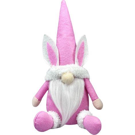 Lapin En Peluche - 31 Cm - Décoration De Printemps Et De Pâques - Figurine Assise En Peluche - 1 Pièce (1/5)