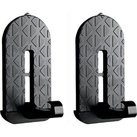 Pédale D'assistance Voiture, 2 Pièces Marchepied Pliable pour Porte de Voiture,Fabriqué en Alliage D'aluminium, Utilisé pour Nettoyer le Toit, Adapté aux Pièces Automobiles SUV, RV, Jeep (Noir) (1/5)