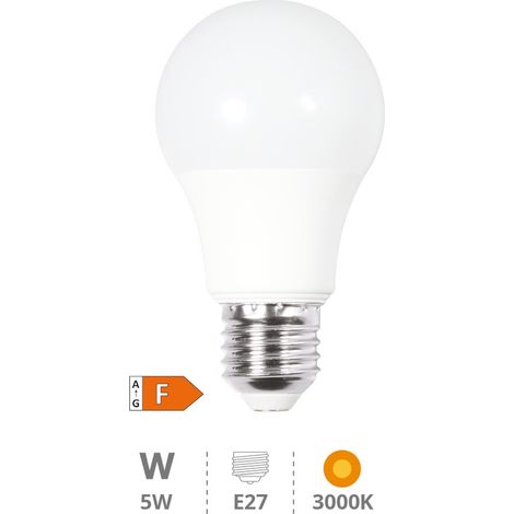Bombilla de LED estándar A60 5W E27 3000K (1/3)