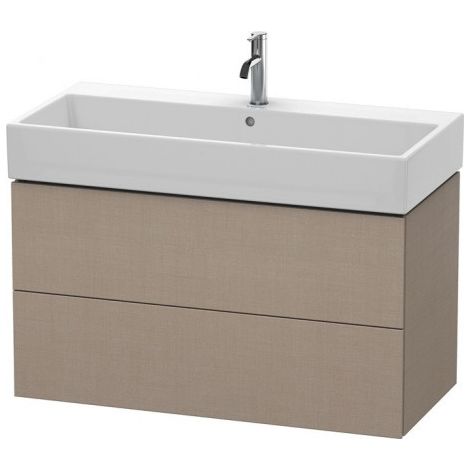 Duravit L-Cube bâti-support lavabo suspendu, 2 tiroirs,