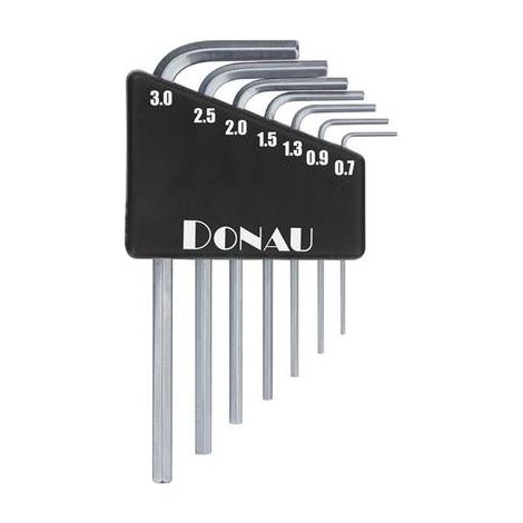 Llaves allen Donau-elektronik 820 7 piezas tamaños 0.7 a 3 mm
