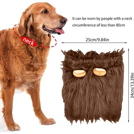 Lion Mane for Dog Costume with Ears (1/4)