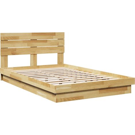 vidaXL Struttura Letto con Testiera senza Materasso 120x200 cm (1/4)