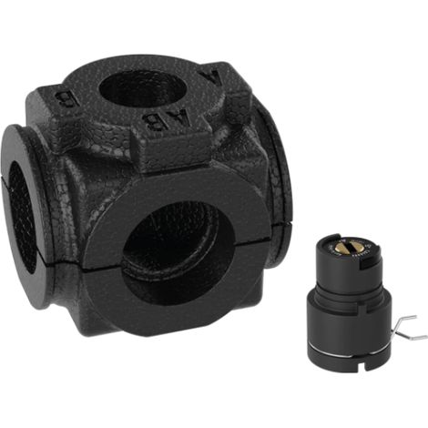 Kit di coibentazione per utilizzo in impianti di riscaldamento e condizionamento Caleffi CBN644553  Nero