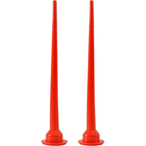 Lot de 2 buses de calfeutrage de pistolet à calfeutrer pour saucisses, outil d'extension de rechange utilisé dans la construction (fin droit) (1/5)