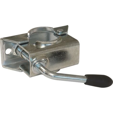Sodise – Cale pour roue jockey ronde 48mm – Bride à boulonner – Entraxe 105mm – Usage pour fixation sur chantiers humides (1/3)