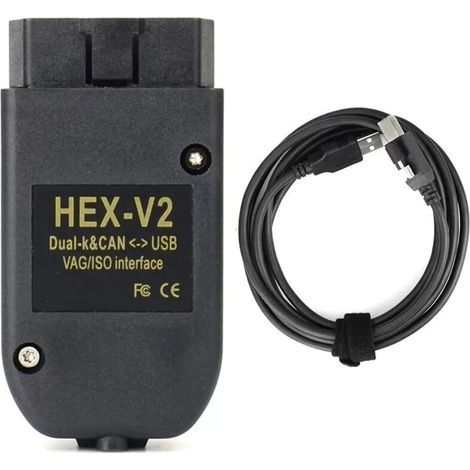 Interface de Diagnostic VCDS HEX-V2 pour Audi Volkswagen Seat Skoda - Système de Diagnostic et Programmation Complet avec -Alovez (1/3)
