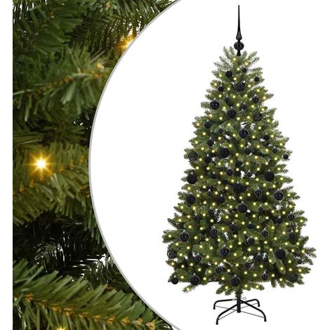 Artificial Christmas Tree with Stand Green 180 cm PVC and Metal vidaXL
