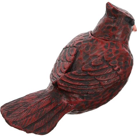 Coffre-fort Porte-clés Extérieur en Résine, Cache-clés Jardin Faux Oiseau Couvercle, Étui de Rangement Sécurisé pour Clés de Maison, Décoration Discrète pour Porche et Jardin