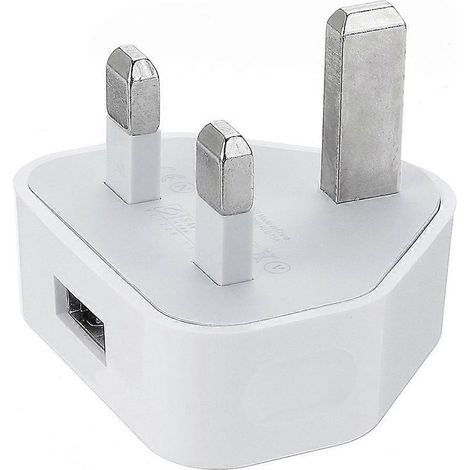 Chargeur mural USB avec adaptateur de voyage à 3 broches et faible consommation d'énergie (1/5)
