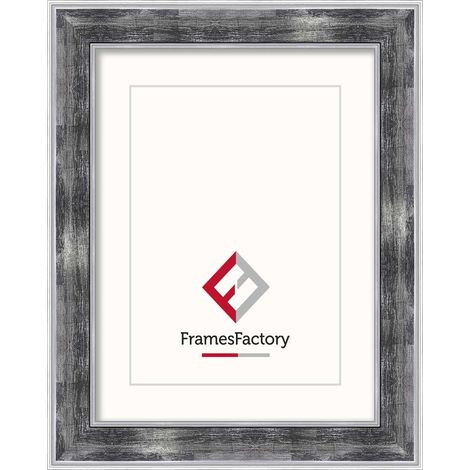 Cornice decorativa barocca Trizia A1 59,4 x 84,1 cm nera e argento (1/5)