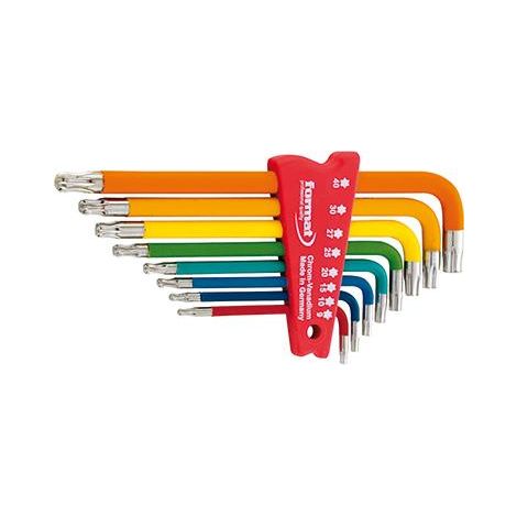 Winkelschraubendreher- Satz lackiert 8-teilig T9-T40 FORMAT (1/3)