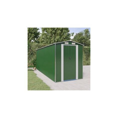 Abri de jardin Vert 192x523x223 Acier galvanisé (1/5)