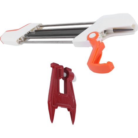 4,0-mm-Handkettensägenfeile mit Kettensägen-Feilschraubstock-Set, Gartenwerkzeug (1/5)