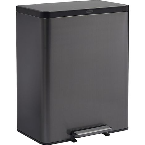 Rubbermaid, Poubelle à pédale Elite Dual Stream, capacité 36 / (1/5)