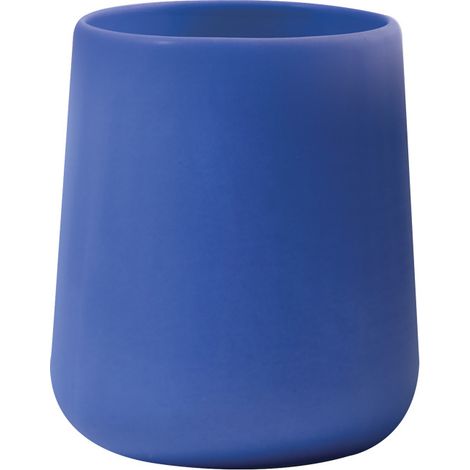MAONIE Dispensador de Jabón Cerámico Azul real Mate MSV