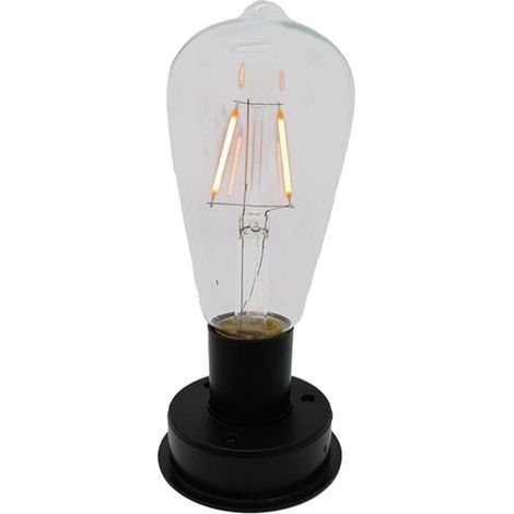 1 Stück Solar-LED-Wolfram-Glühbirne, 2800 K, Sensoren, Licht, automatische Zaun-Nachtlichter für den Garten (8,5 cm) (1/4)