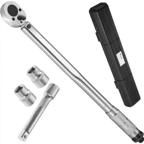 Clef dynamométrique à cliquet couple de 28 à 210 nm pour voiture, moto, bateau (1/5)