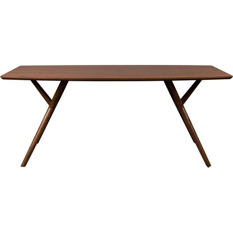 Table à manger 180x90x74 cm en décor noyer (1/5)