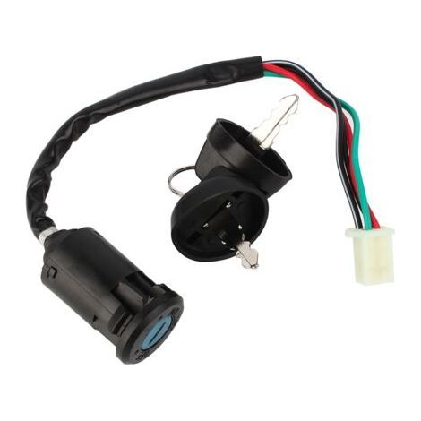 Ignition Key Switch, 4 Wire Motorcycle Switch for Dirt Bike Motorcycle