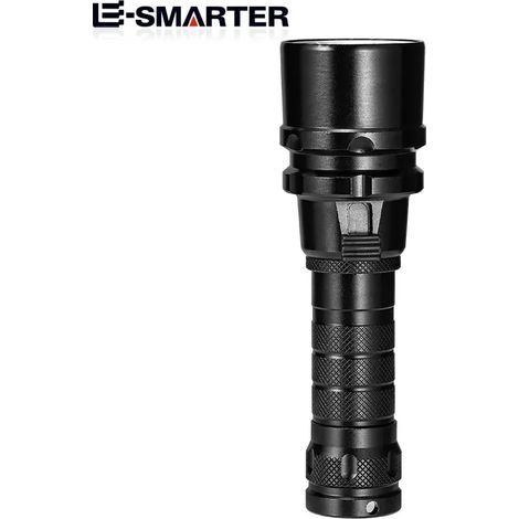 Lampe torche de plongée LED puissante, ultra-lumineuse, indice d'étanchéité IP68, utilise des batteries 18650. (1/5)