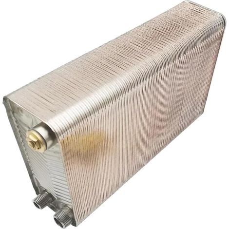 Échangeur de chaleur à plaques, Échanur De Chaleur En Acier Inoxydable, 120 Plaques, Type De Plaque Brasée, Chauffe-eau, Refroidisseur, Refroidisseur À Contre-courant Pour le chauffage au sol, le chau (1/5)
