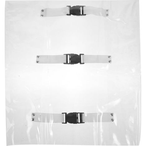 Housse de fauteuil dentaire transparente Mikinona, repose-pieds (1/5)