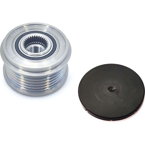 1 - Poulie Roue Libre - Alternateur - Pièce De Rechange Automobile - Pour Système De Charge - Compatible Véhicules Divers - Couleur Métal - Dimensions Standard (1/4)