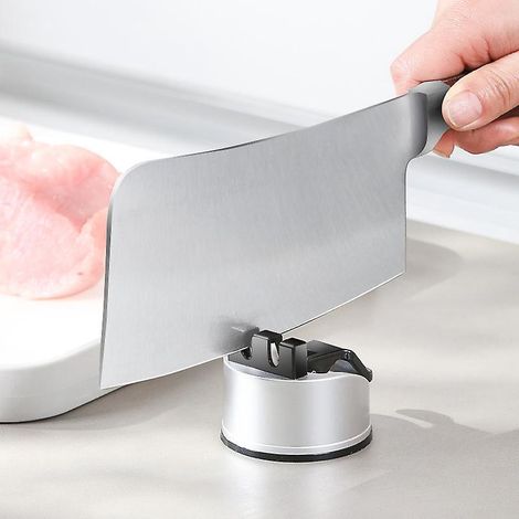 aiguiseur De Couteaux Et Ciseaux De Cuisine Pour Couteaux Droits Et Dentels, Outil D'aiguisage De Couteaux 2 Niveaux, Pour Rparer Et Restaurer Le (1/5)