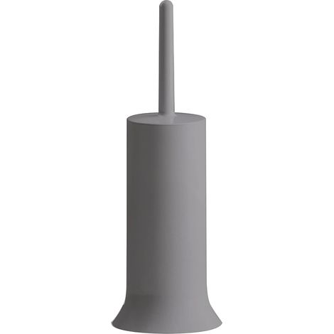 Brosse WC Gris, Mesures et Poids: 41X14X14 CM & 0,3 kg, Brosse WC Fabriqué en résines thermoplastiques, Brosse de Toilette Design de R&D, 2 Ans de Garantie (1/5)