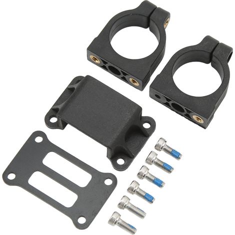 Support fixe pour prise XT90 en plastique léger et stable pour tube de 10 mm (1/5)